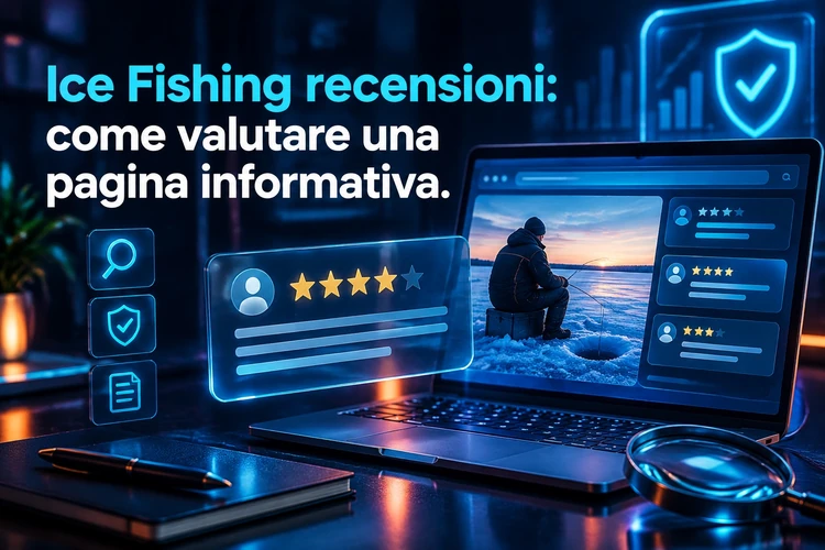Ice Fishing recensioni: i segnali di una fonte affidabile